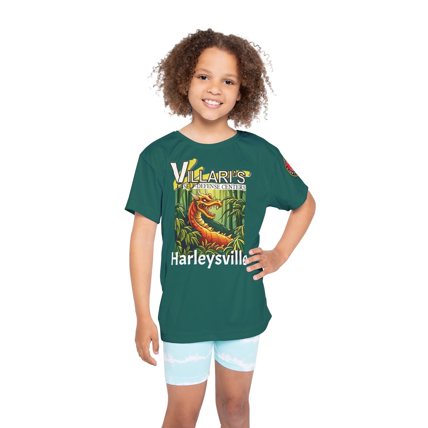 Youth: Teal Dragon in Bamboo Forest