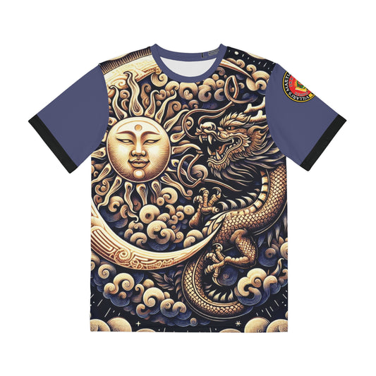 Adult: Blue Sun & Moon with Dragon Villari's Harleysville GI Top
