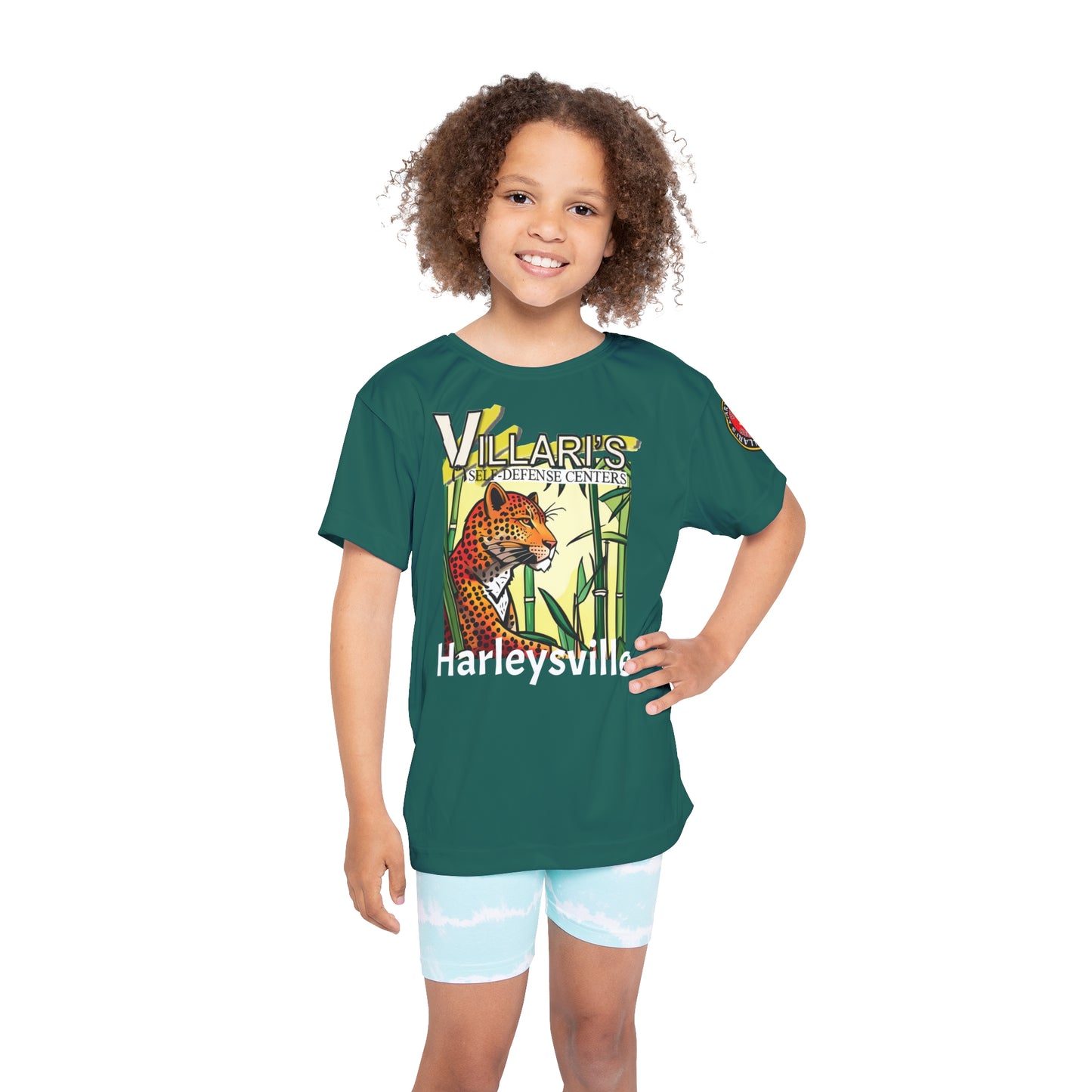 Youth: Teal Leopard in Bamboo Forest