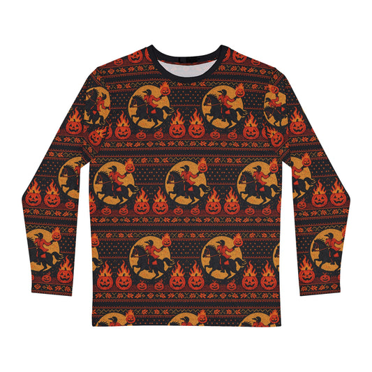 Headless Horseman sleeved ugly sweater style
