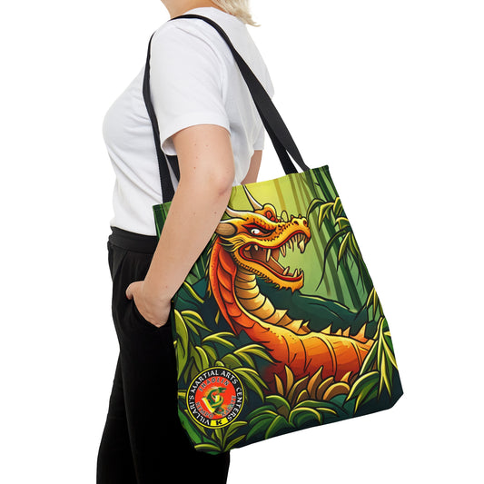 Dragon in Bamboo Forest Tote Bag