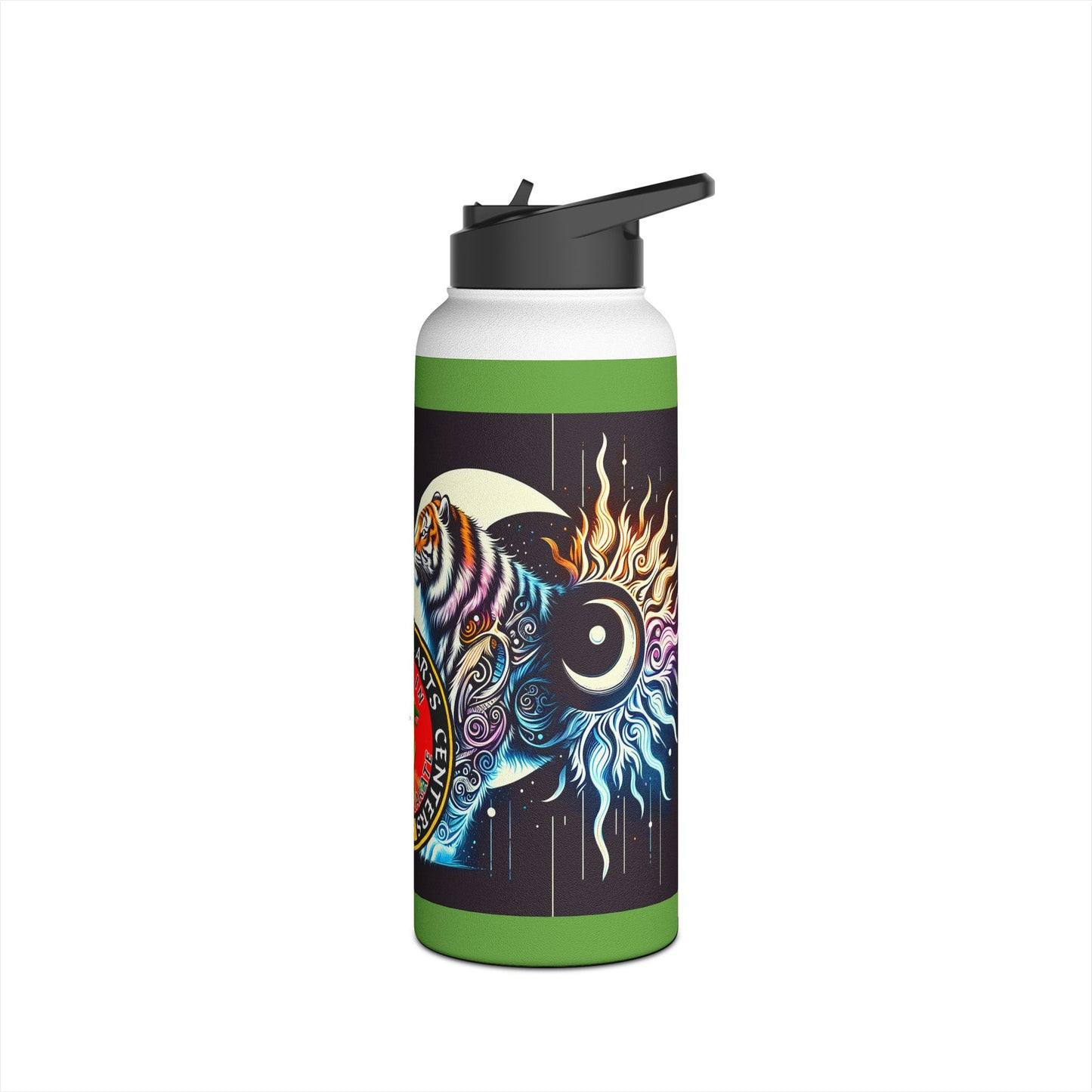 Celestial Tiger Stainless Steel Water Bottle, Standard Lid