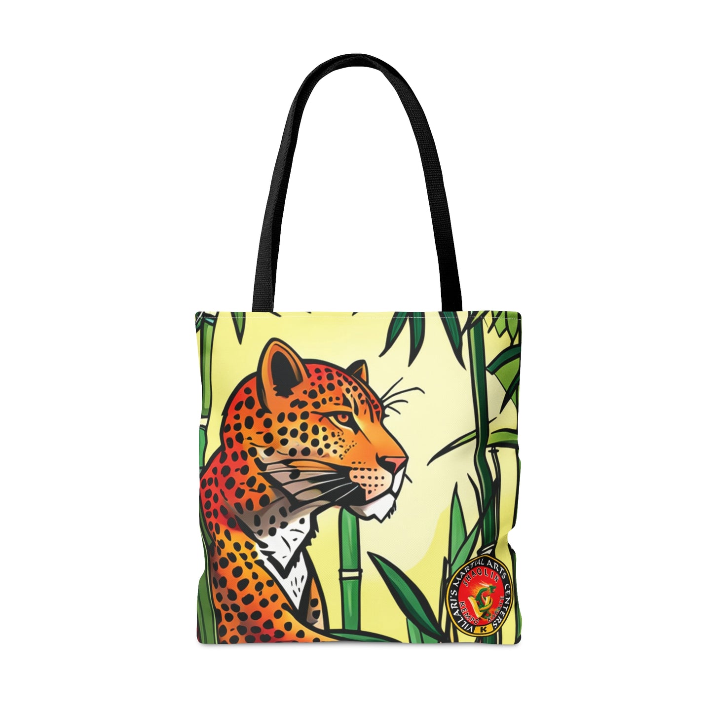 Leopard in Bamboo Forest Tote Bag