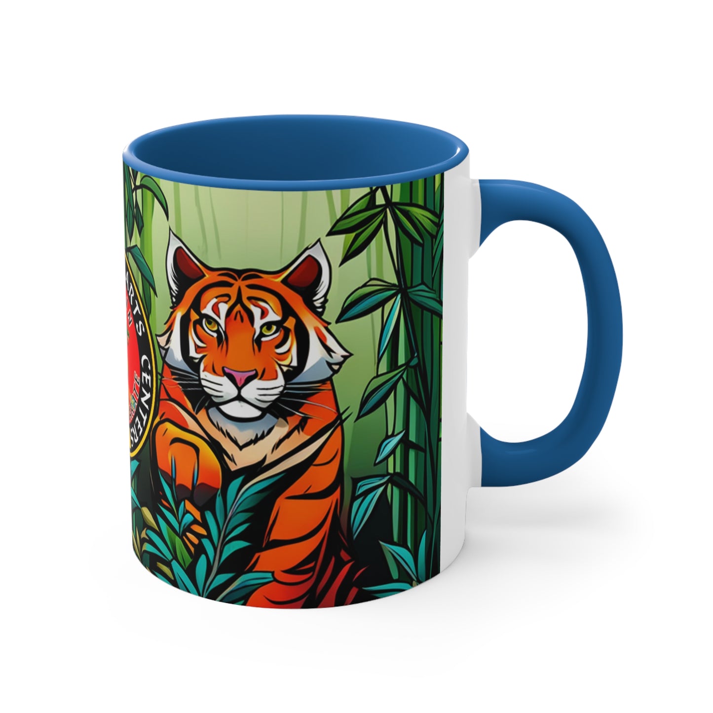 Tiger in Bamboo Forest Accent Coffee Mug, 11oz