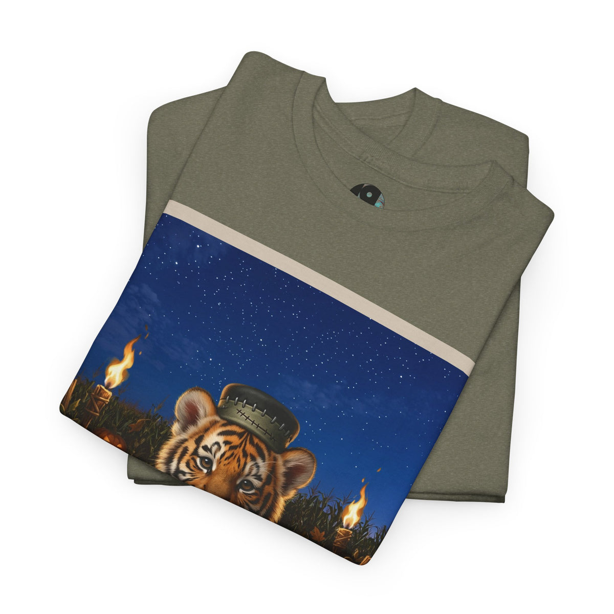 Halloween Tiger Pumpkin T-Shirt