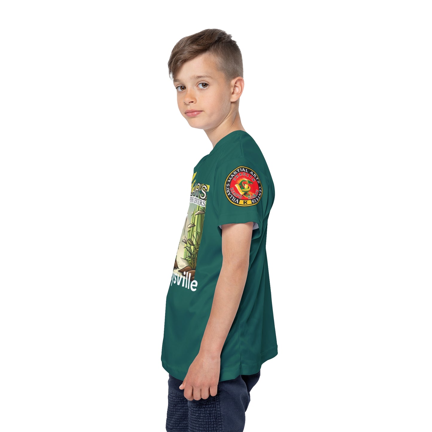 Youth: Teal Crane in Bamboo Forest