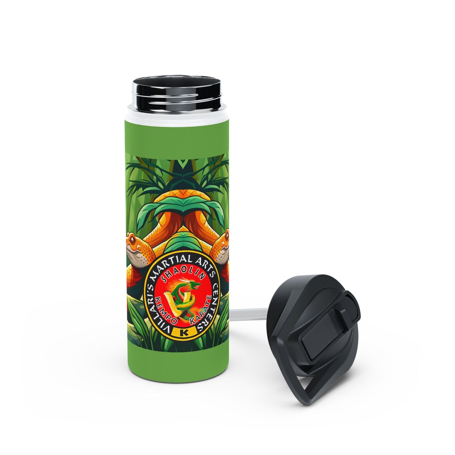 Snake Stainless Steel Water Bottle, Standard Lid