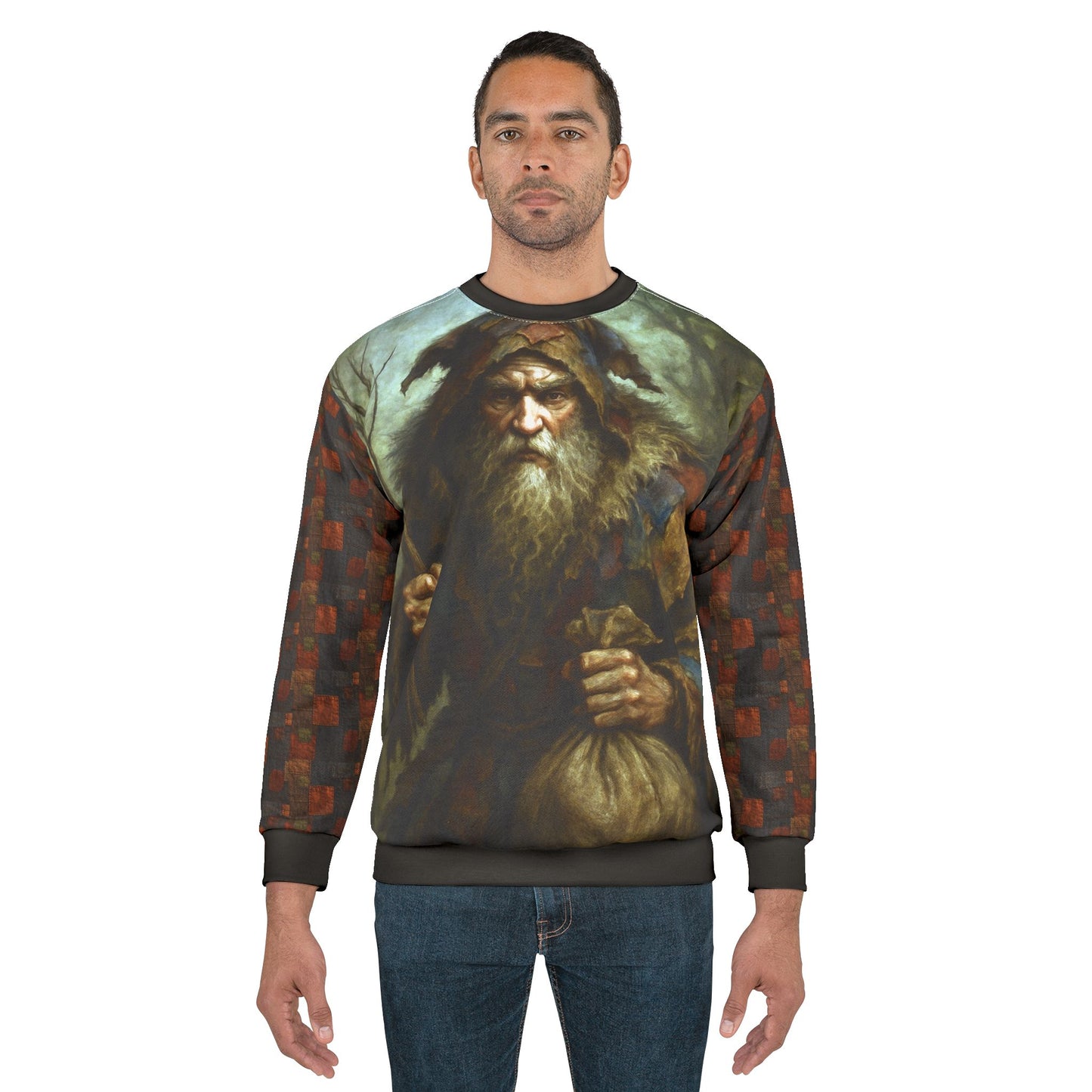 Belsnickel Folklore Sweatshirt — Vintage German Christmas Tale Design