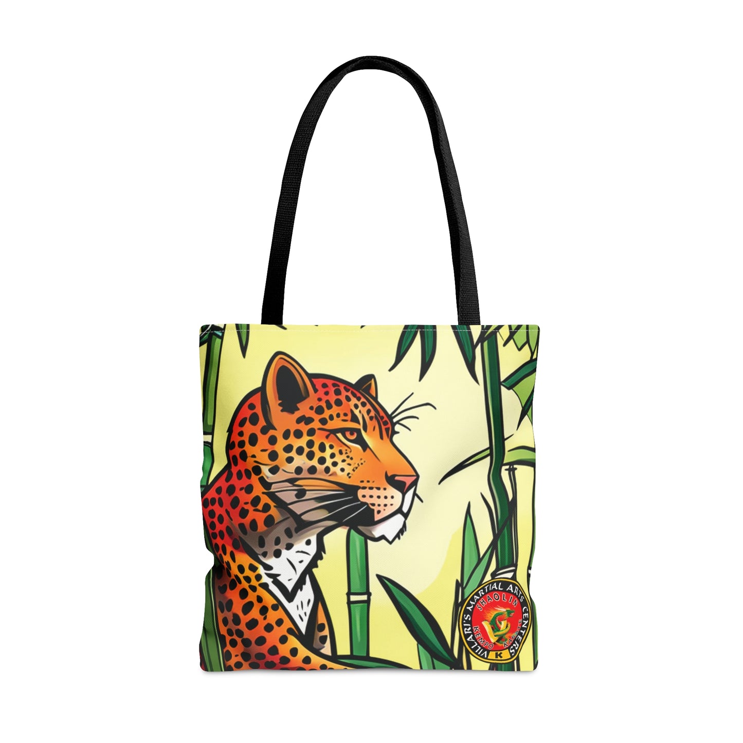 Leopard in Bamboo Forest Tote Bag
