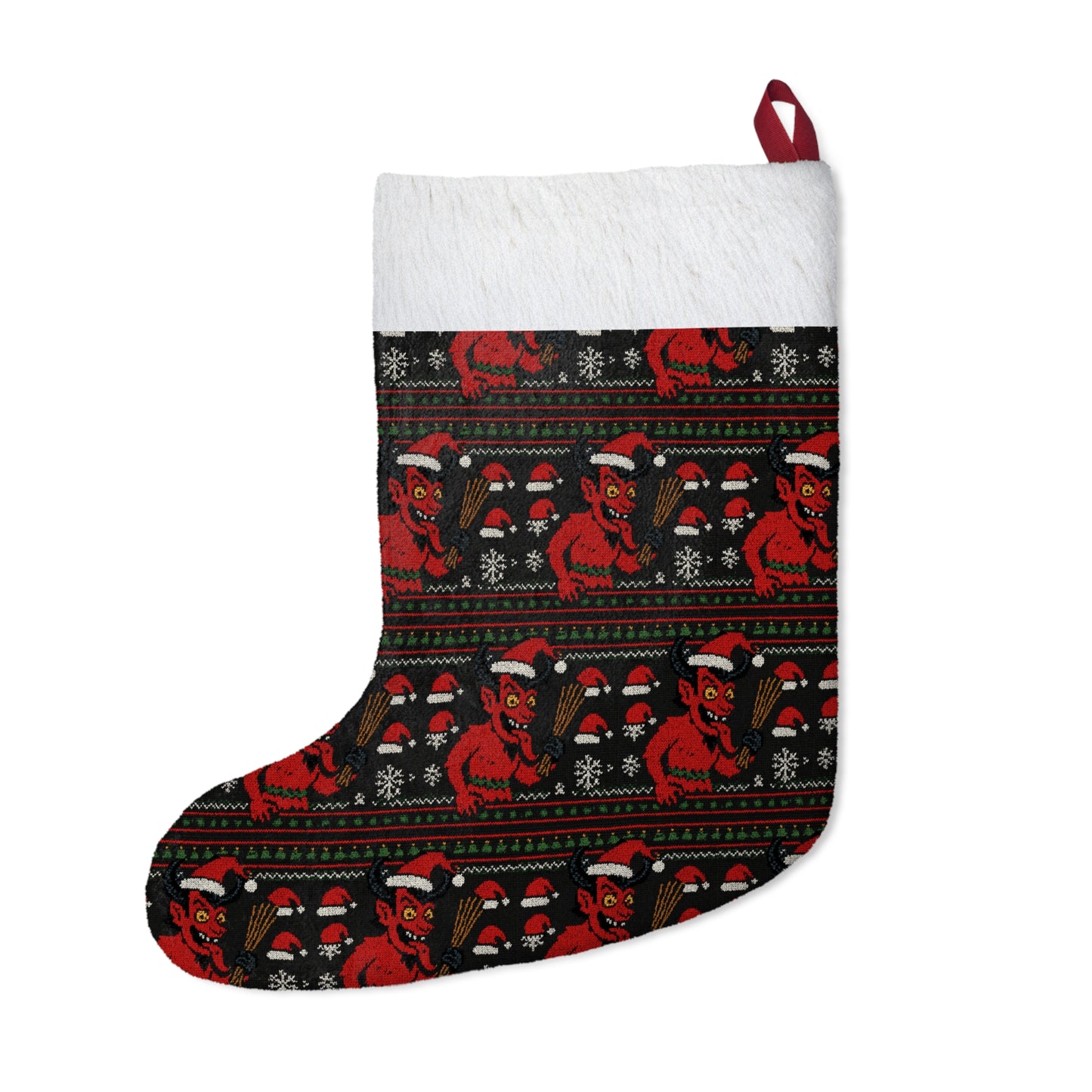 Krampus Untraditional Christmas Stocking