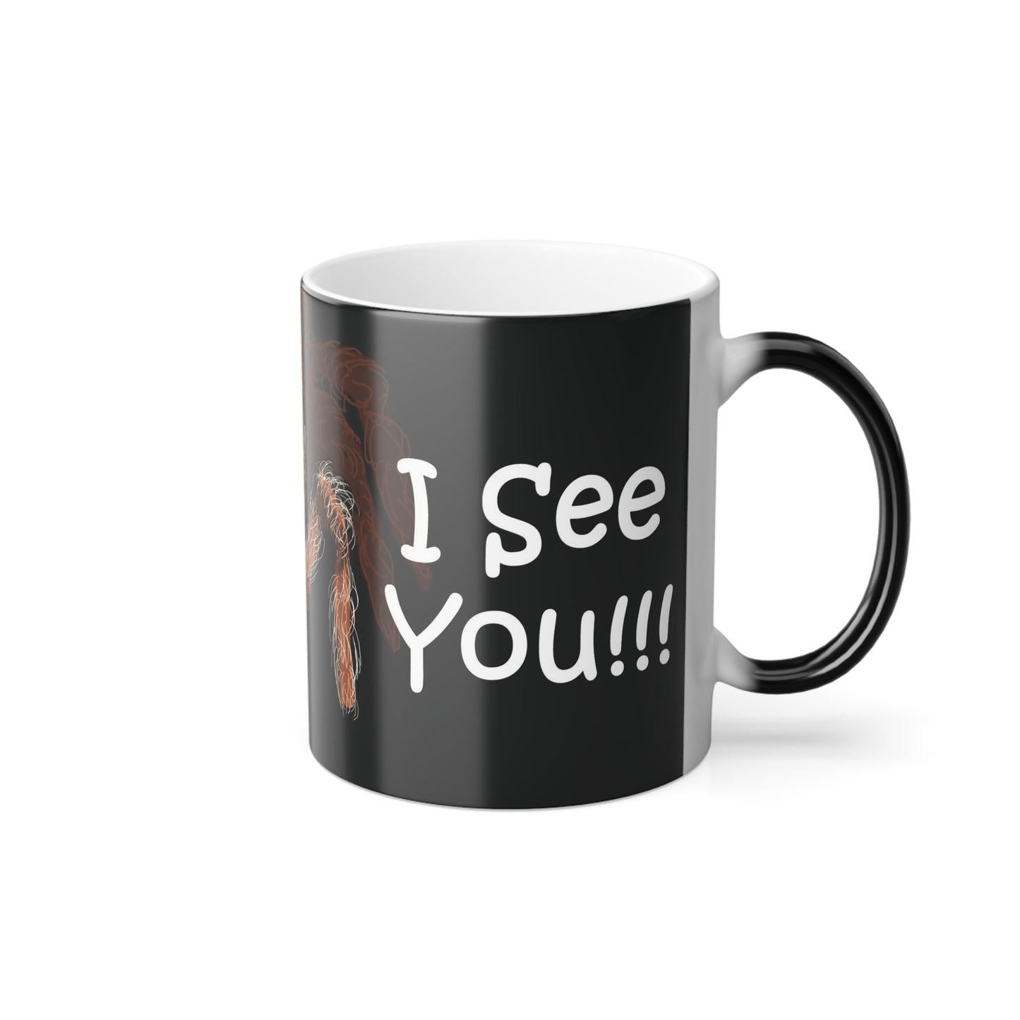 Peek-a-BOO! Spider (Left Handed) Color Changing Mug