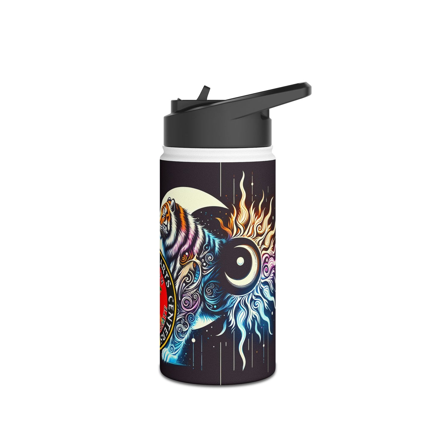 Celestial Tiger Stainless Steel Water Bottle, Standard Lid
