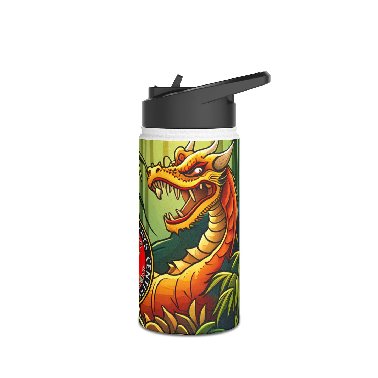 Dragon Stainless Steel Water Bottle, Standard Lid