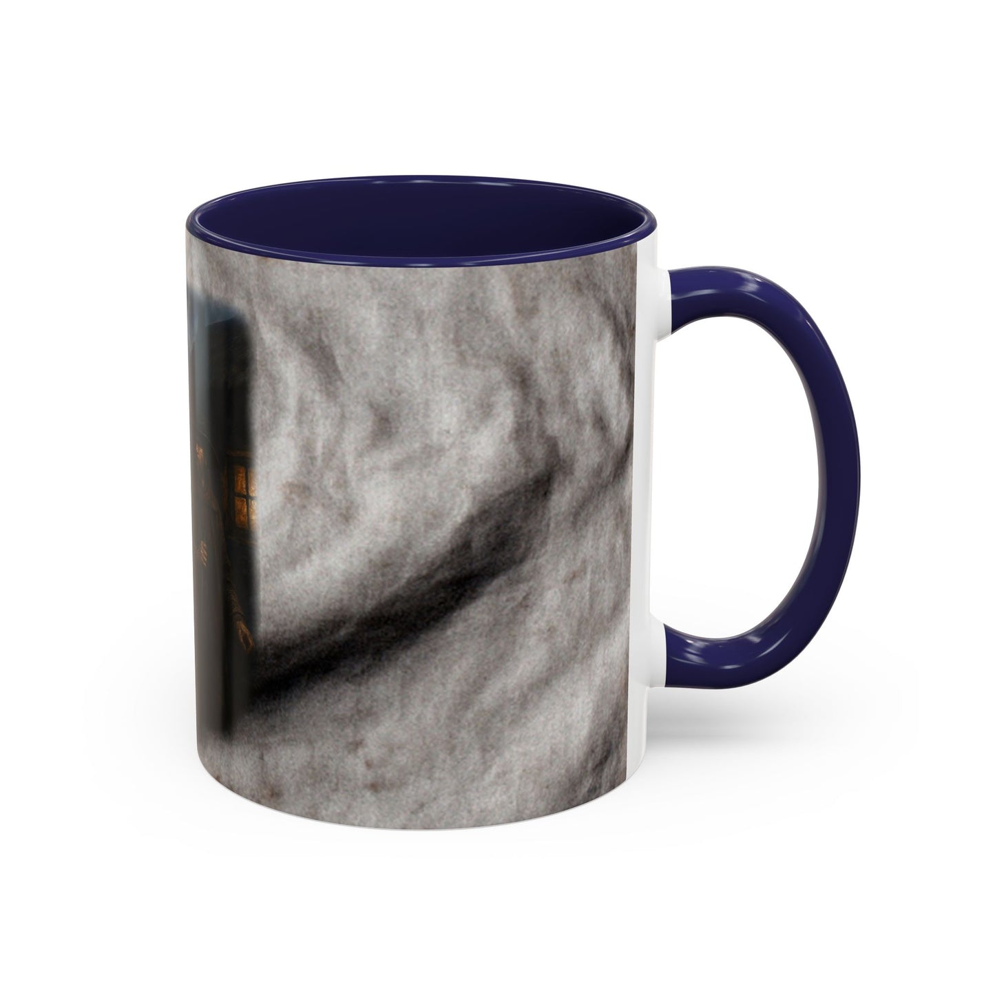 Christmas Zombie Horse Accent Mug — Welsh ‘Grey Horse’ Caroling Story