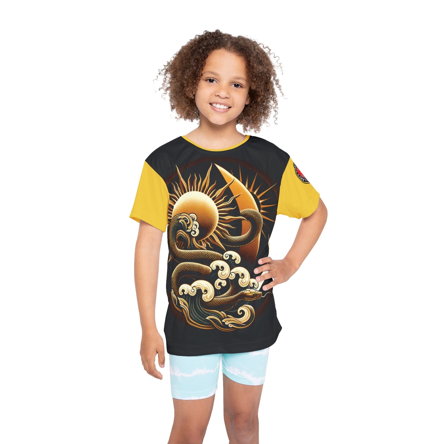 Yellow Sun & Moon with Snake Villaris-Youth
