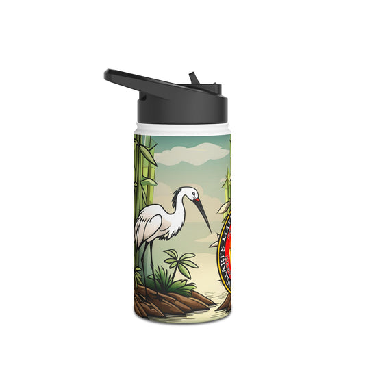 Crane Stainless Steel Water Bottle, Standard Lid
