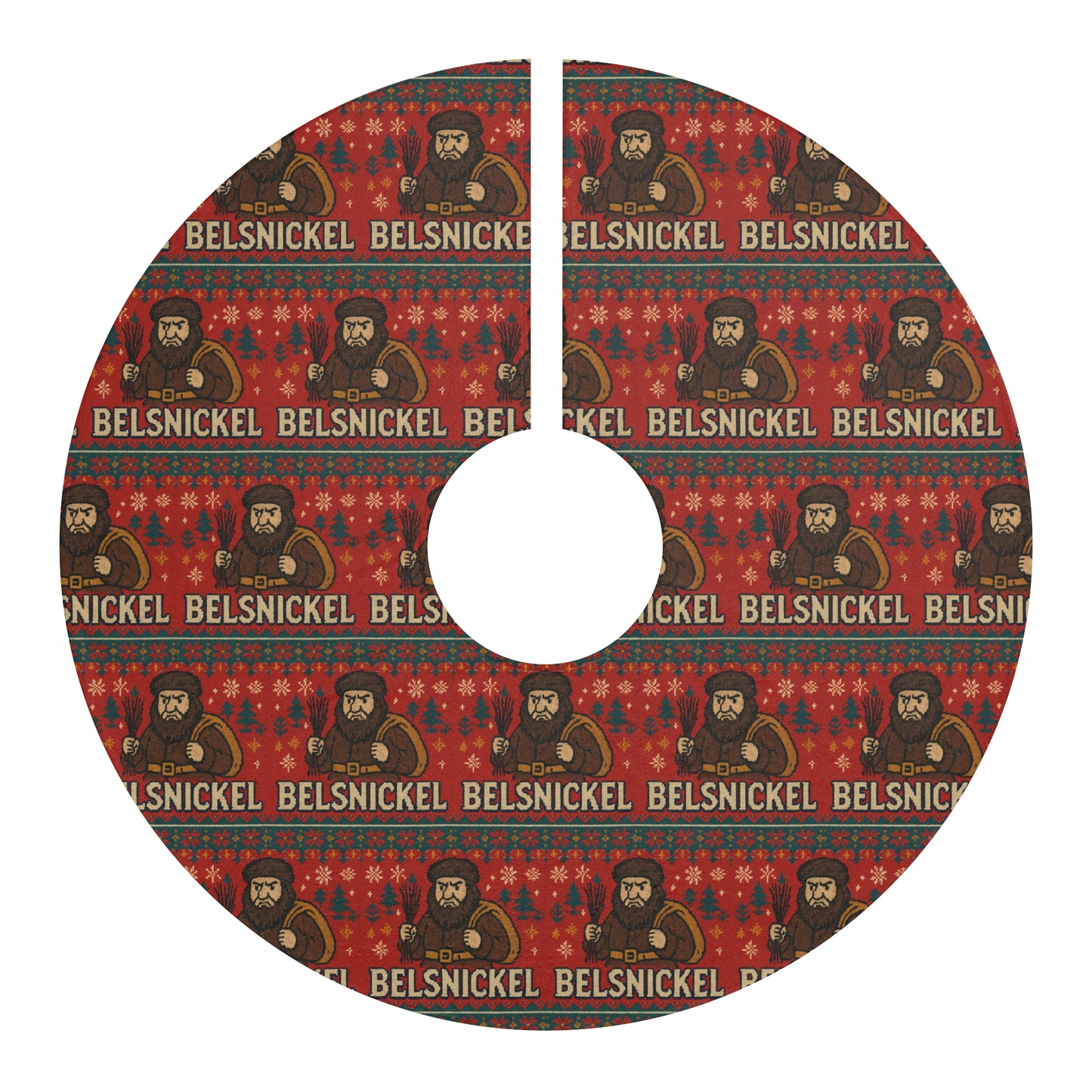 Belsnickel Christmas Tree Skirt