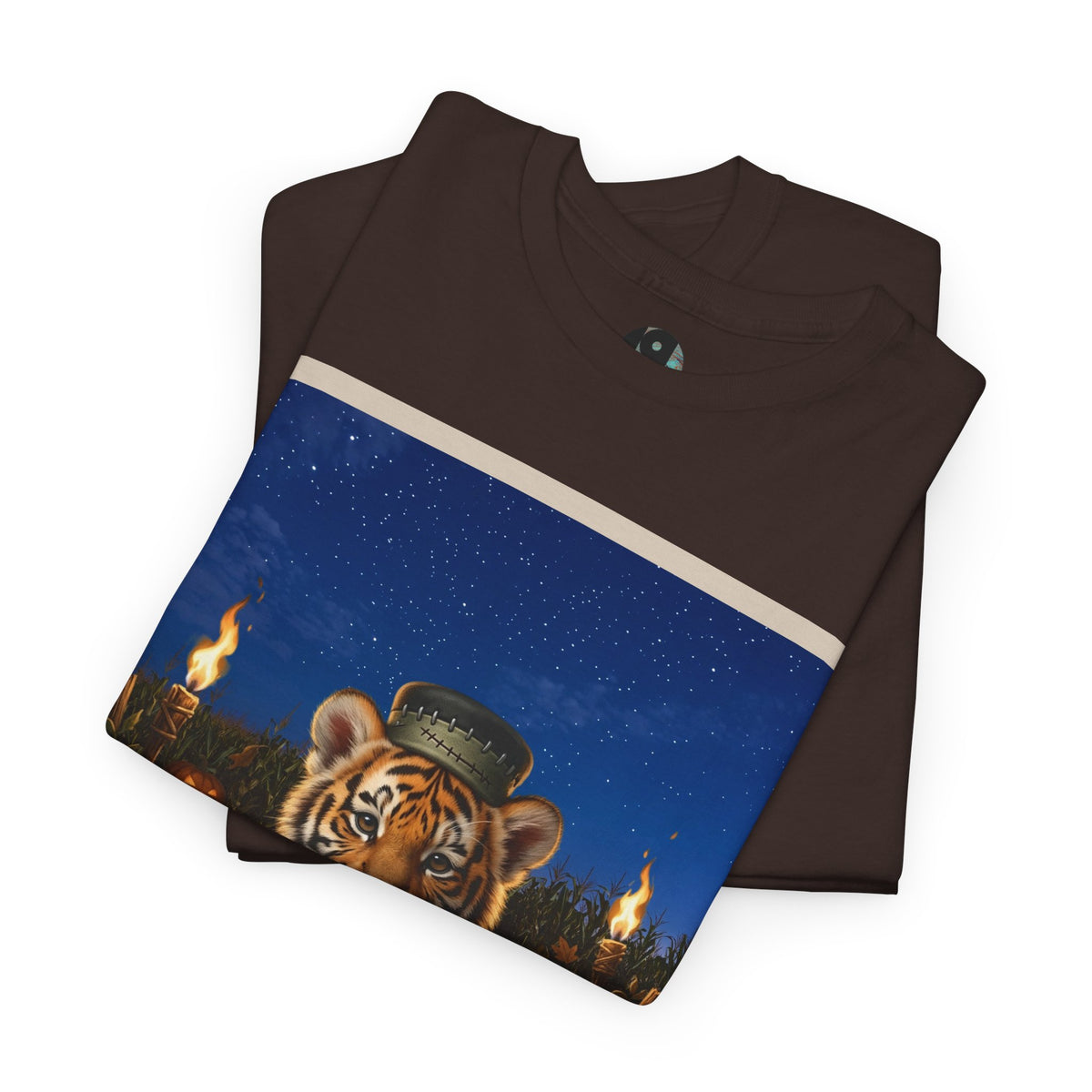 Halloween Tiger Pumpkin T-Shirt