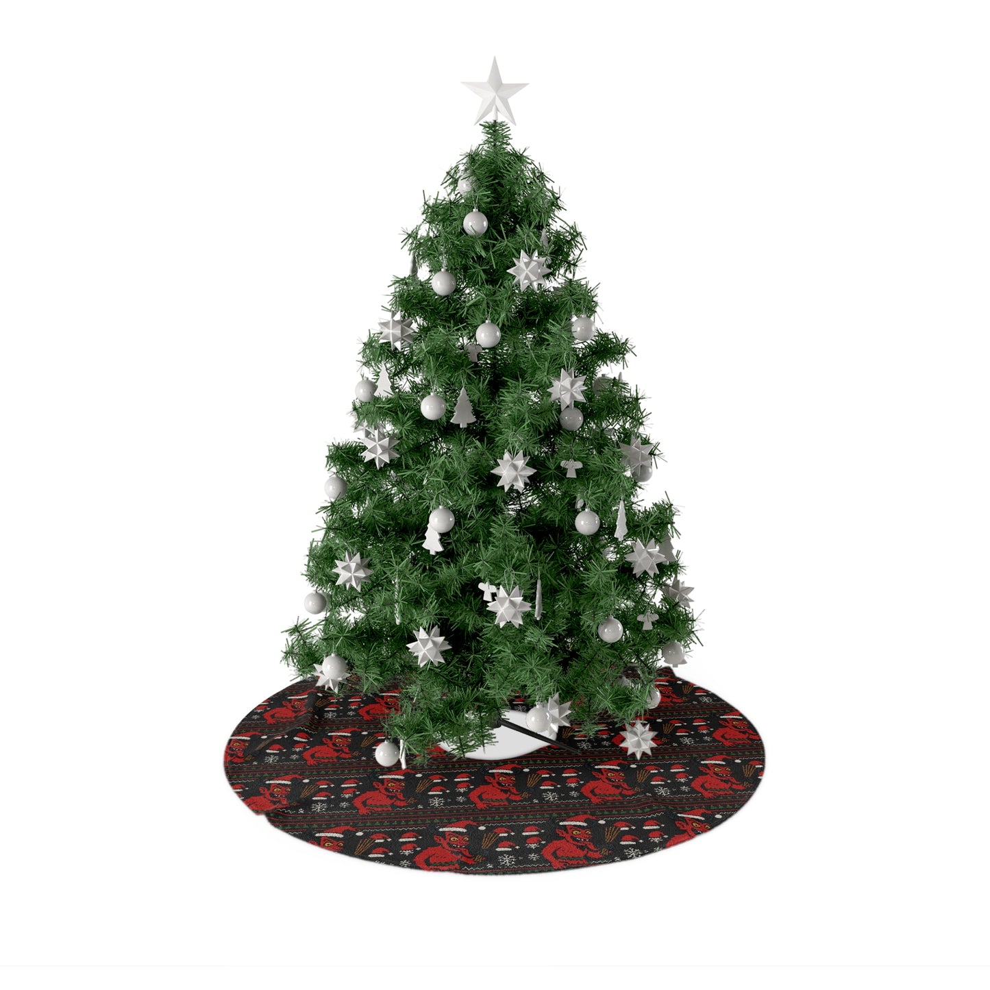 Krampus Christmas Tree Skirt