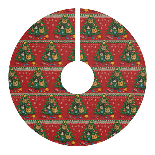 Meowy Christmas Tree Skirt