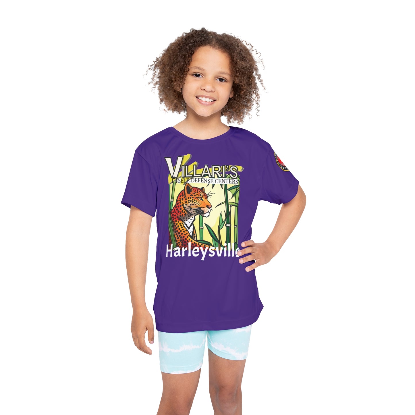 Youth: Purple Leopard in Bamboo Forest