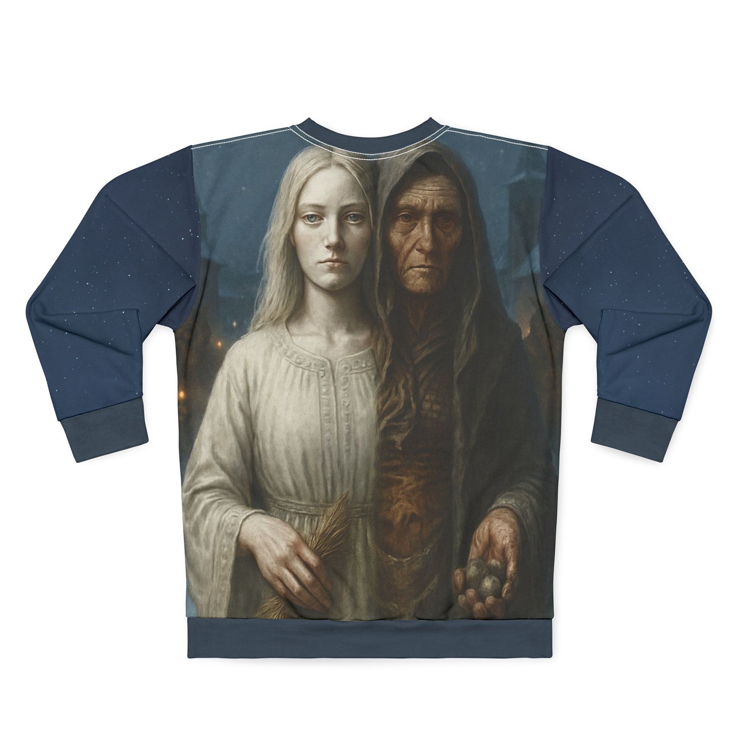 Frau Perchta Folklore Sweatshirt — Germanic Domestic Goddess Myth Tee