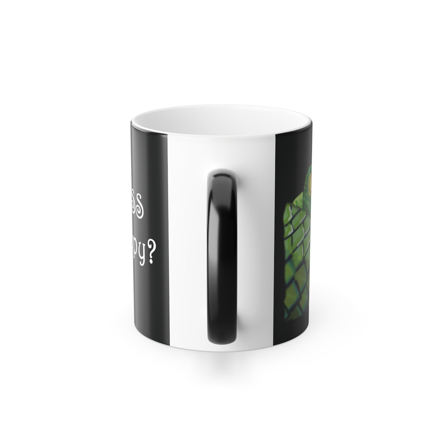 Peek-a-BOO! Snake (Left Handed) Color Changing Mug