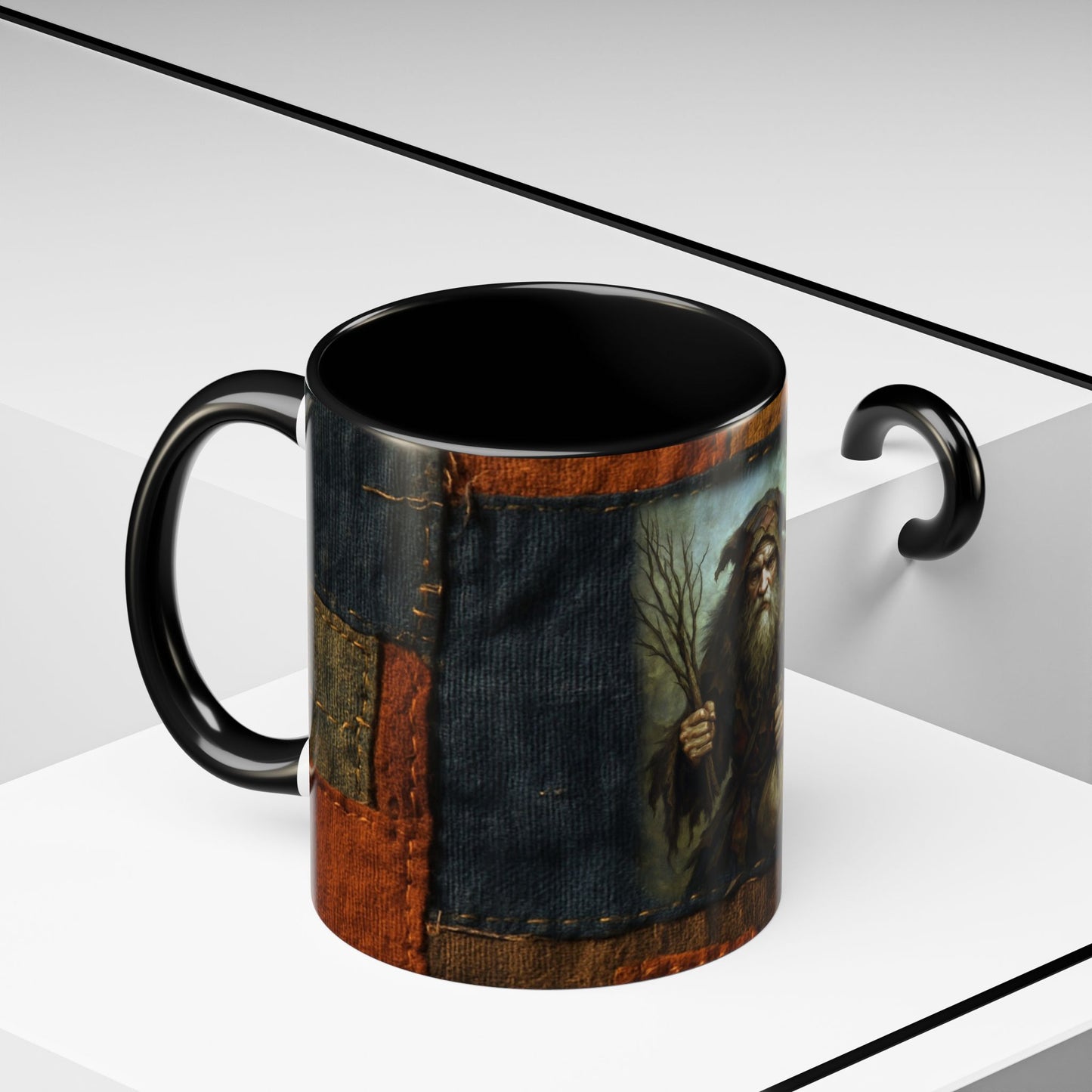 Belsnickel Folklore Coffee Mug — Vintage German Christmas Tradition