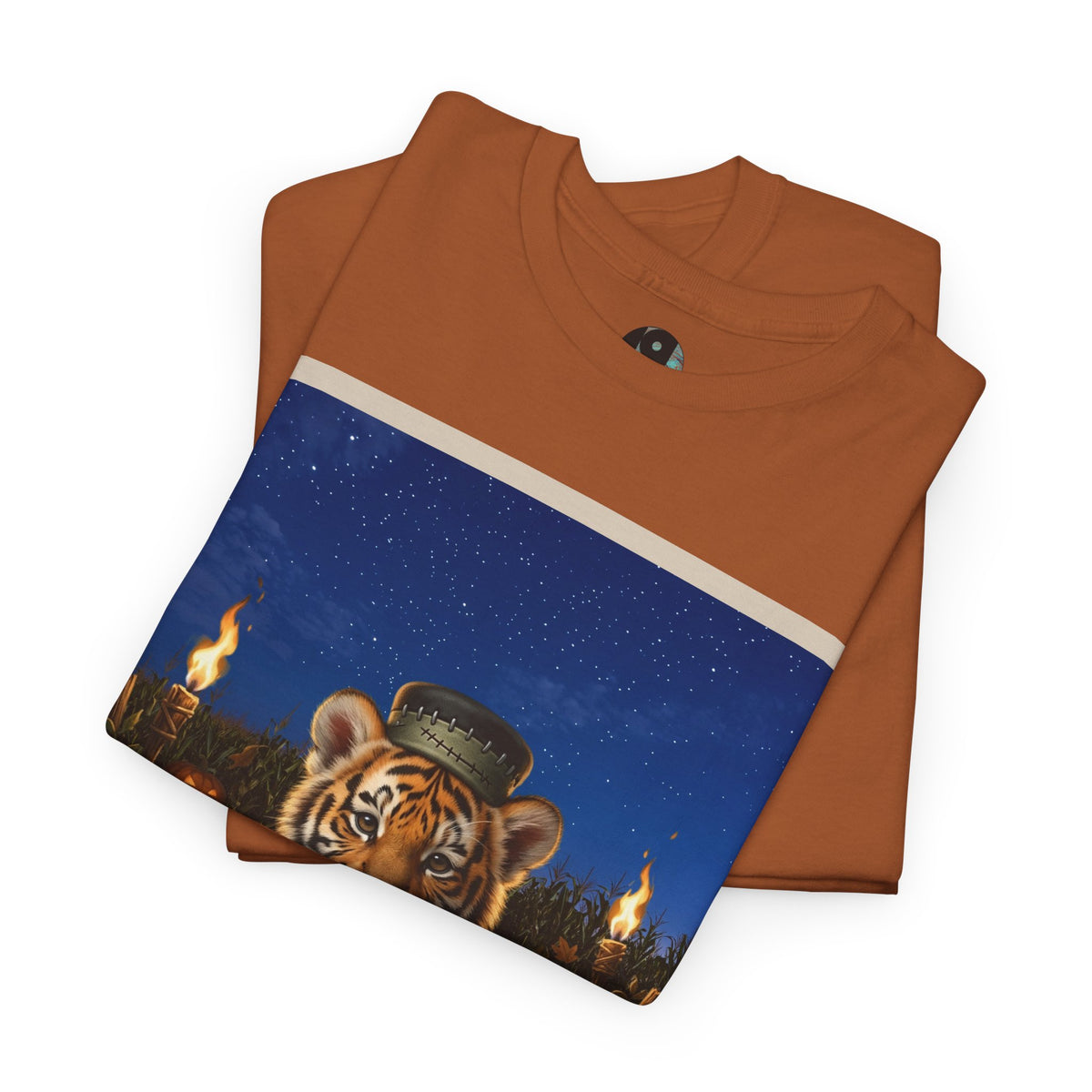 Halloween Tiger Pumpkin T-Shirt