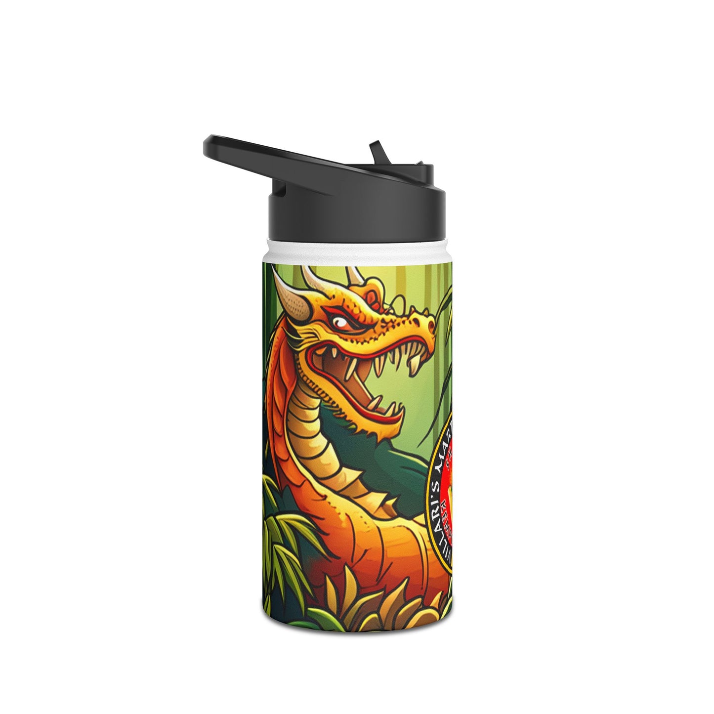Dragon Stainless Steel Water Bottle, Standard Lid