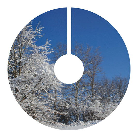 Winter Trees Christmas Tree Skirt