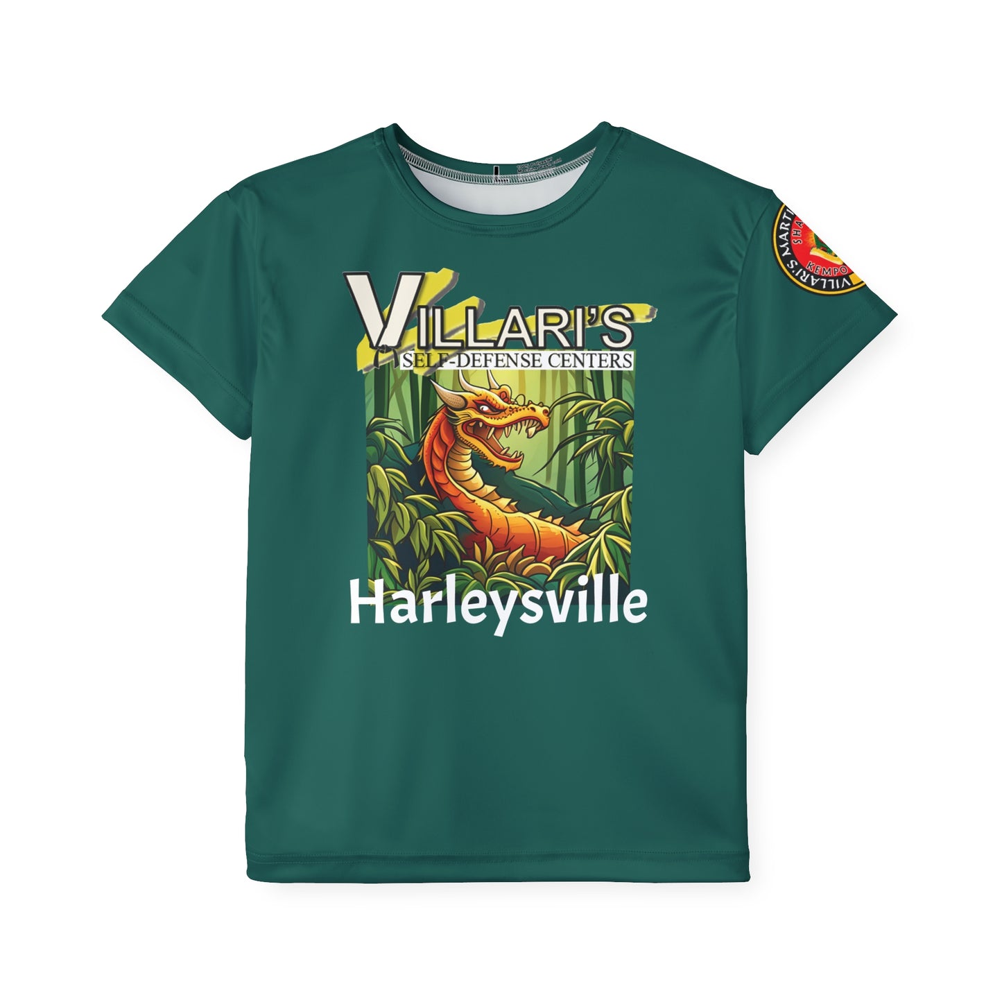 Youth: Teal Dragon in Bamboo Forest