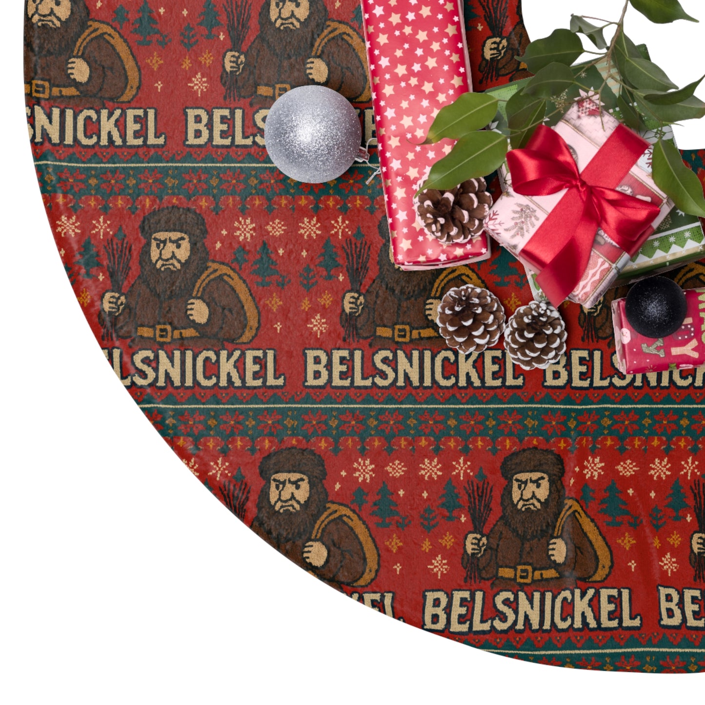 Belsnickel Christmas Tree Skirt