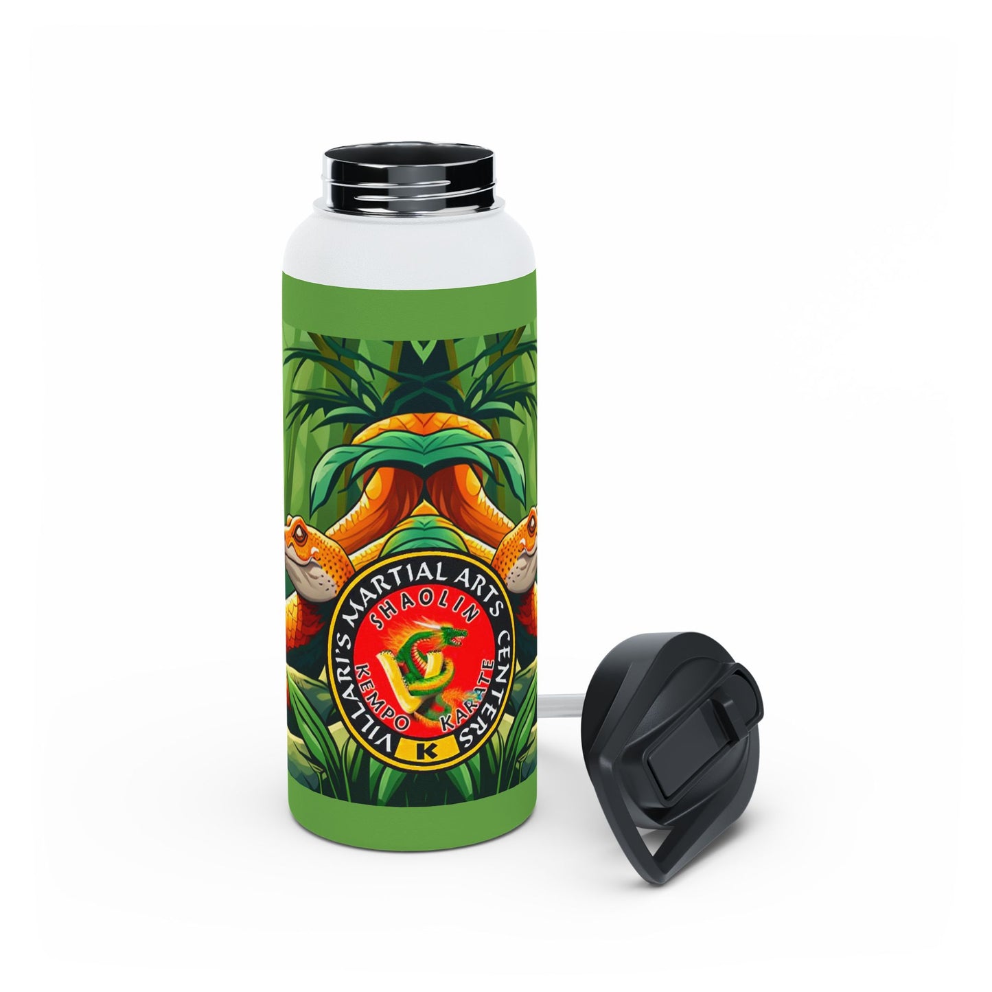 Snake Stainless Steel Water Bottle, Standard Lid