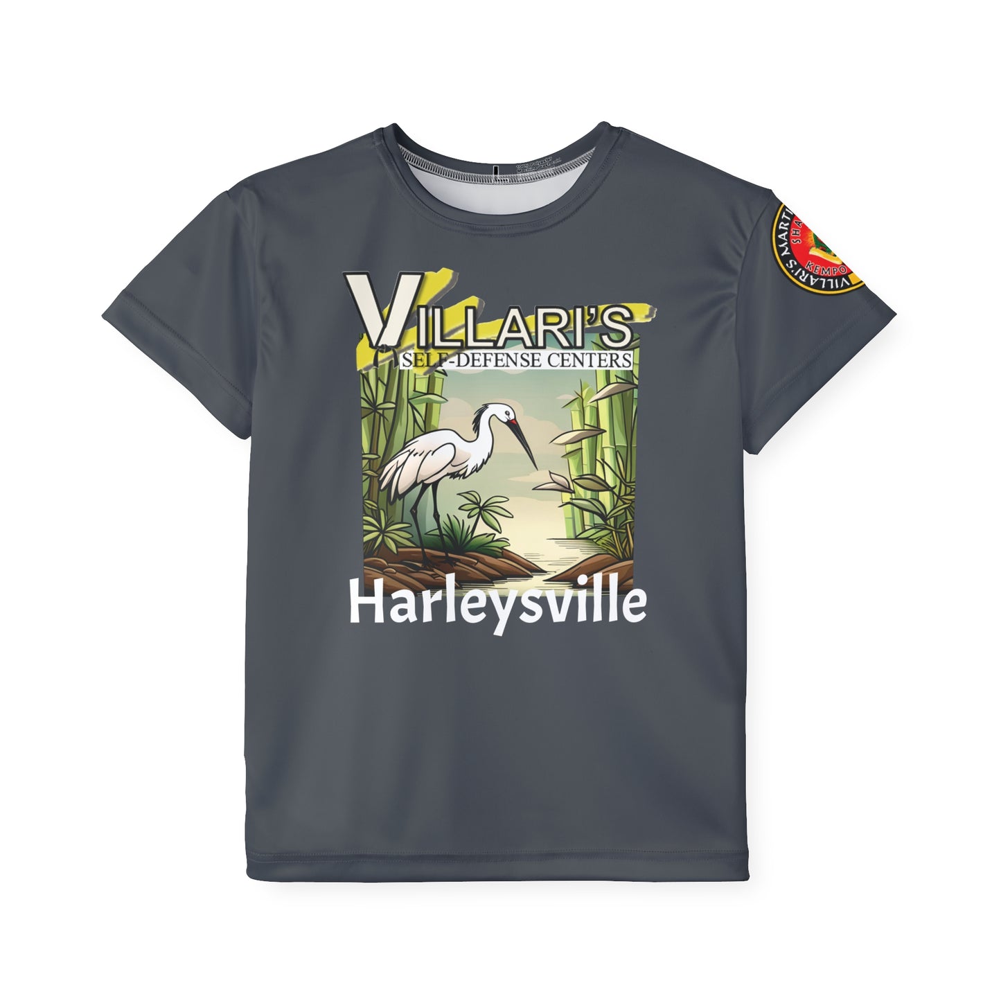 Youth: Gray Crane in Bamboo Forest