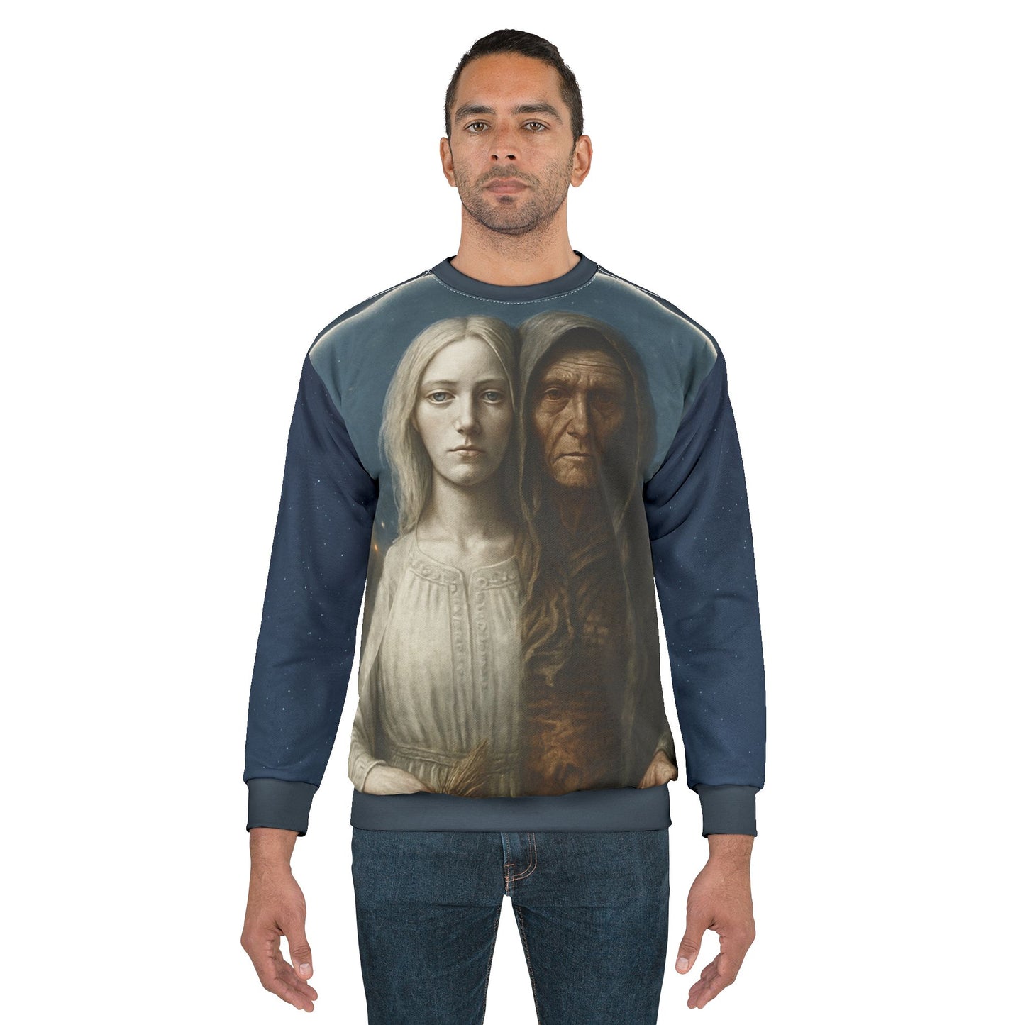 Frau Perchta Folklore Sweatshirt — Germanic Domestic Goddess Myth Tee