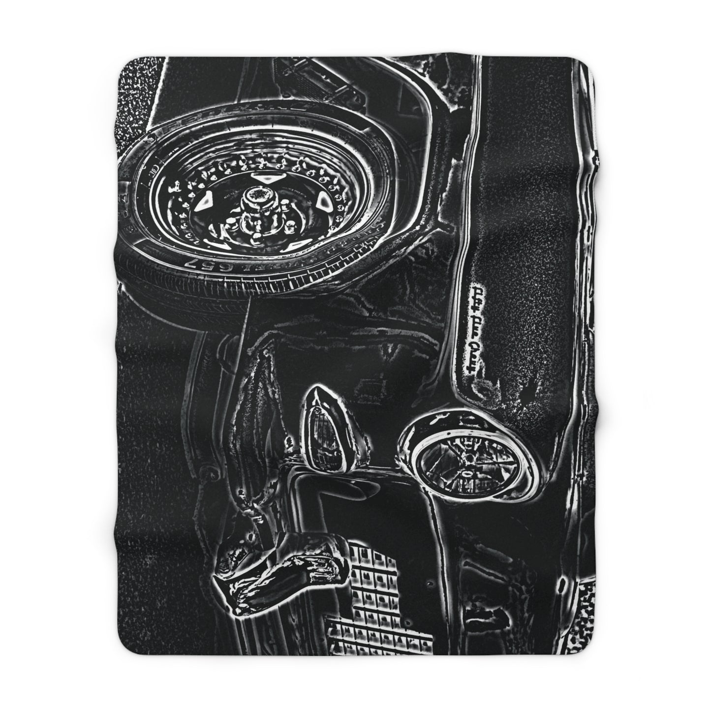 Fifty Five Sherpa Fleece Blanket