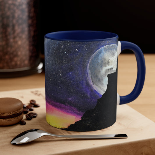 Galaxy Moon Mug