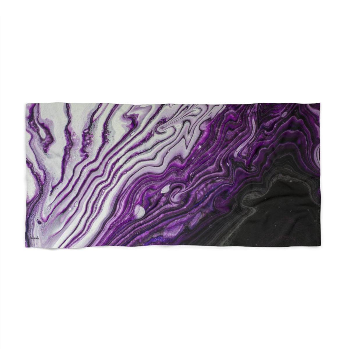 Purple Daz Beach Towel