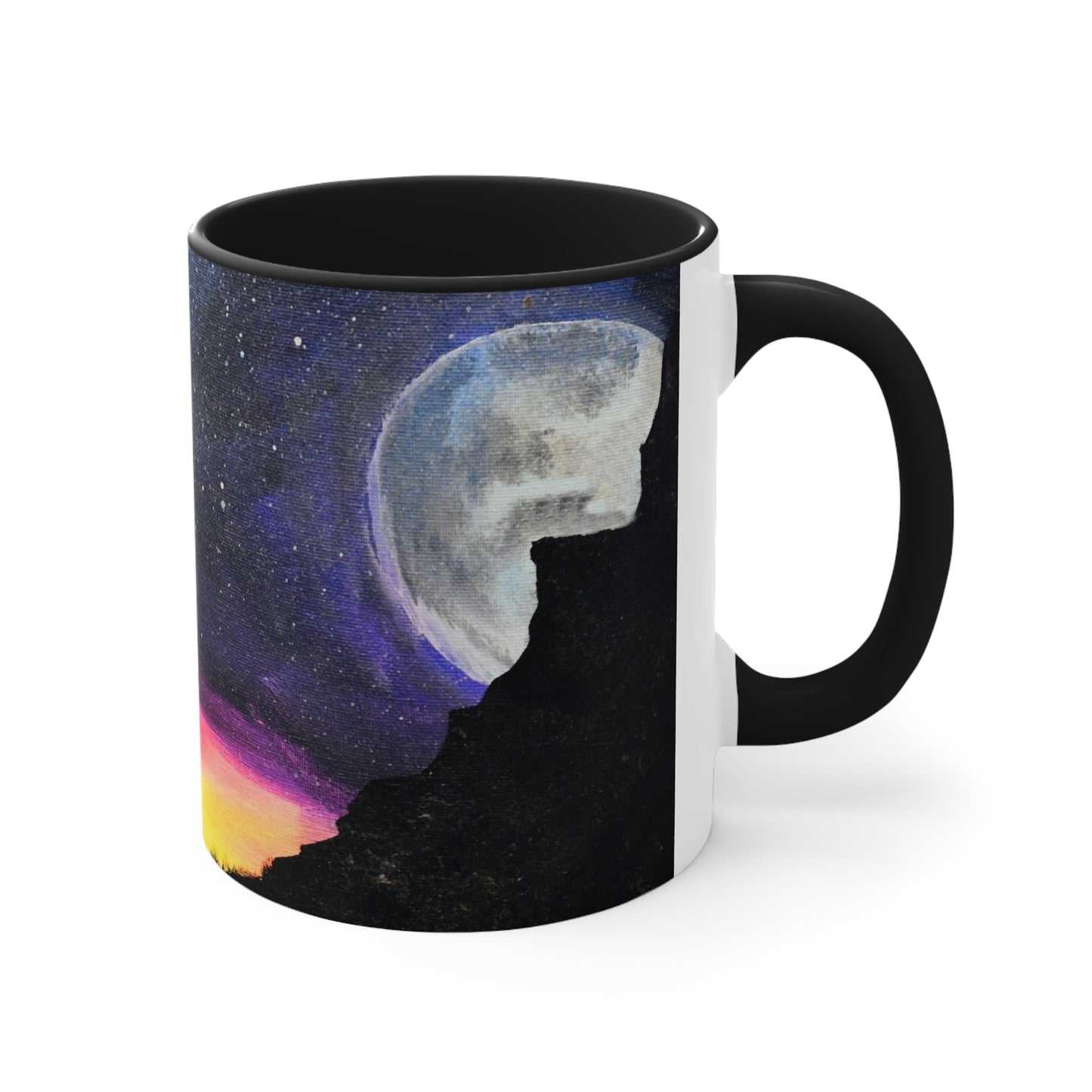 Galaxy Moon Mug