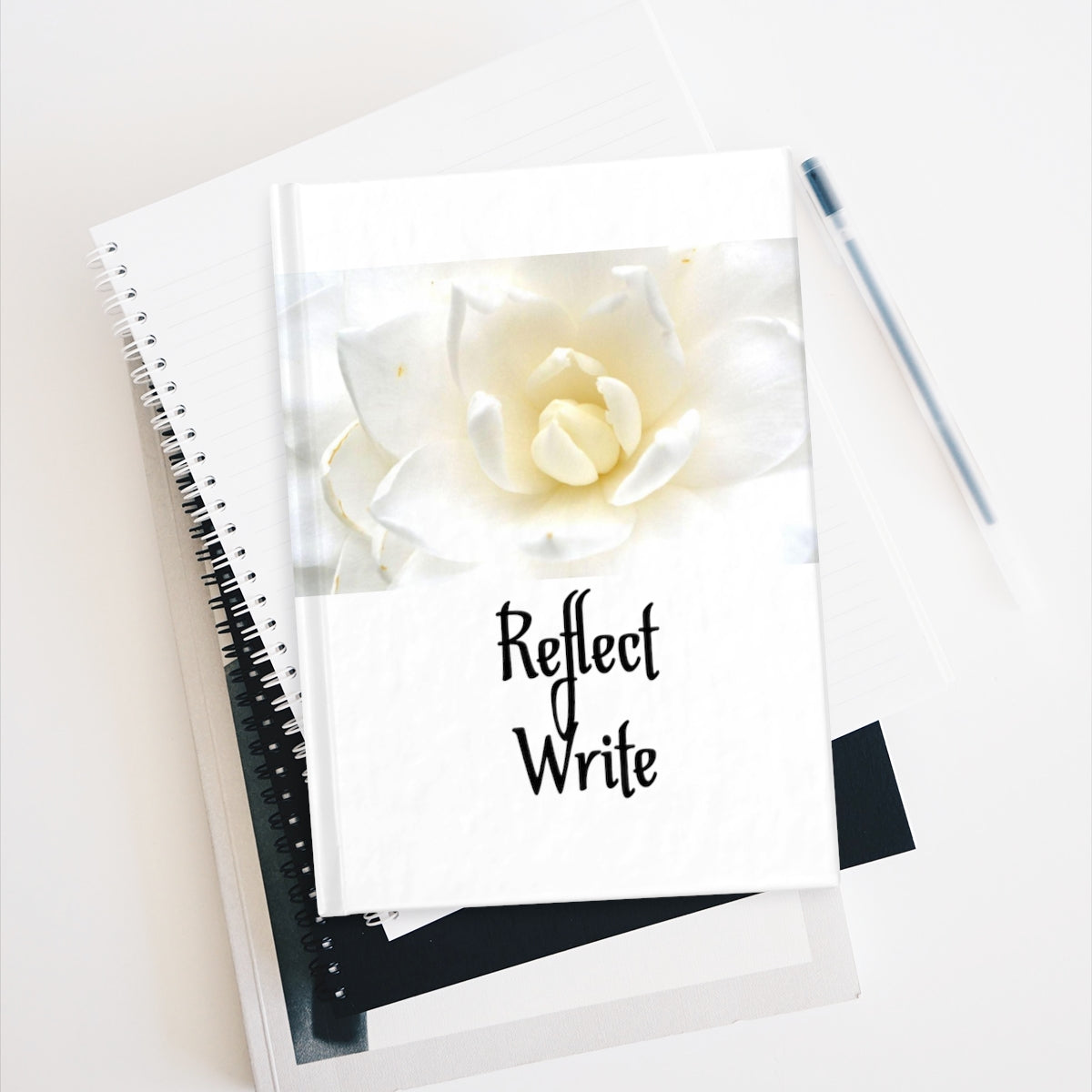 White Reflection Journal - Ruled Line