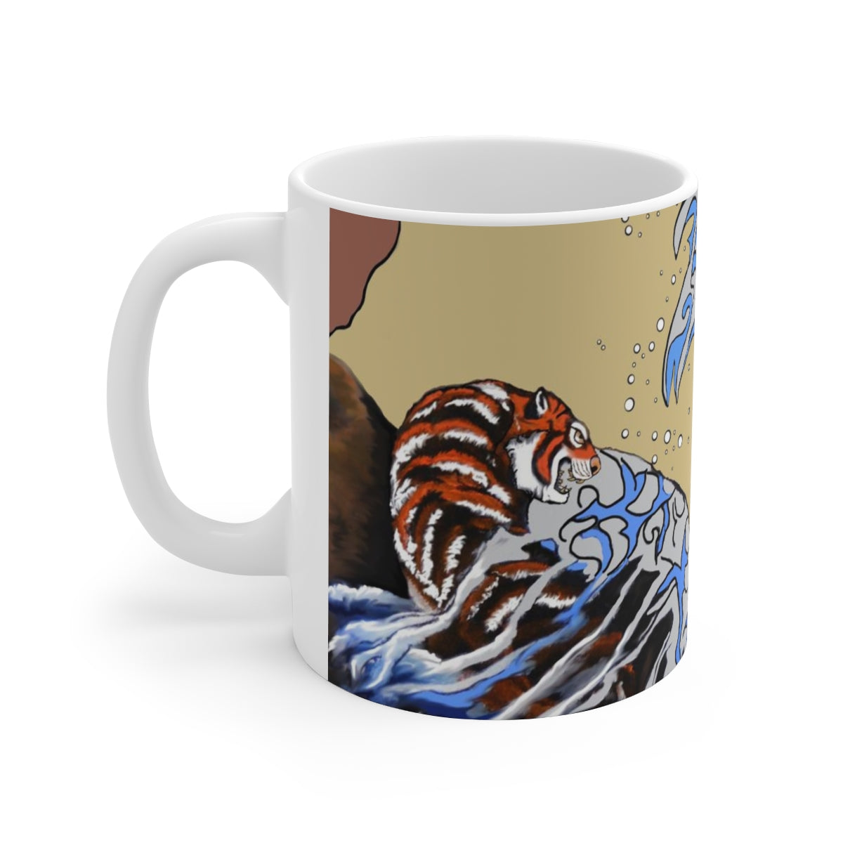 Earth & Sea Battle Ceramic Mug