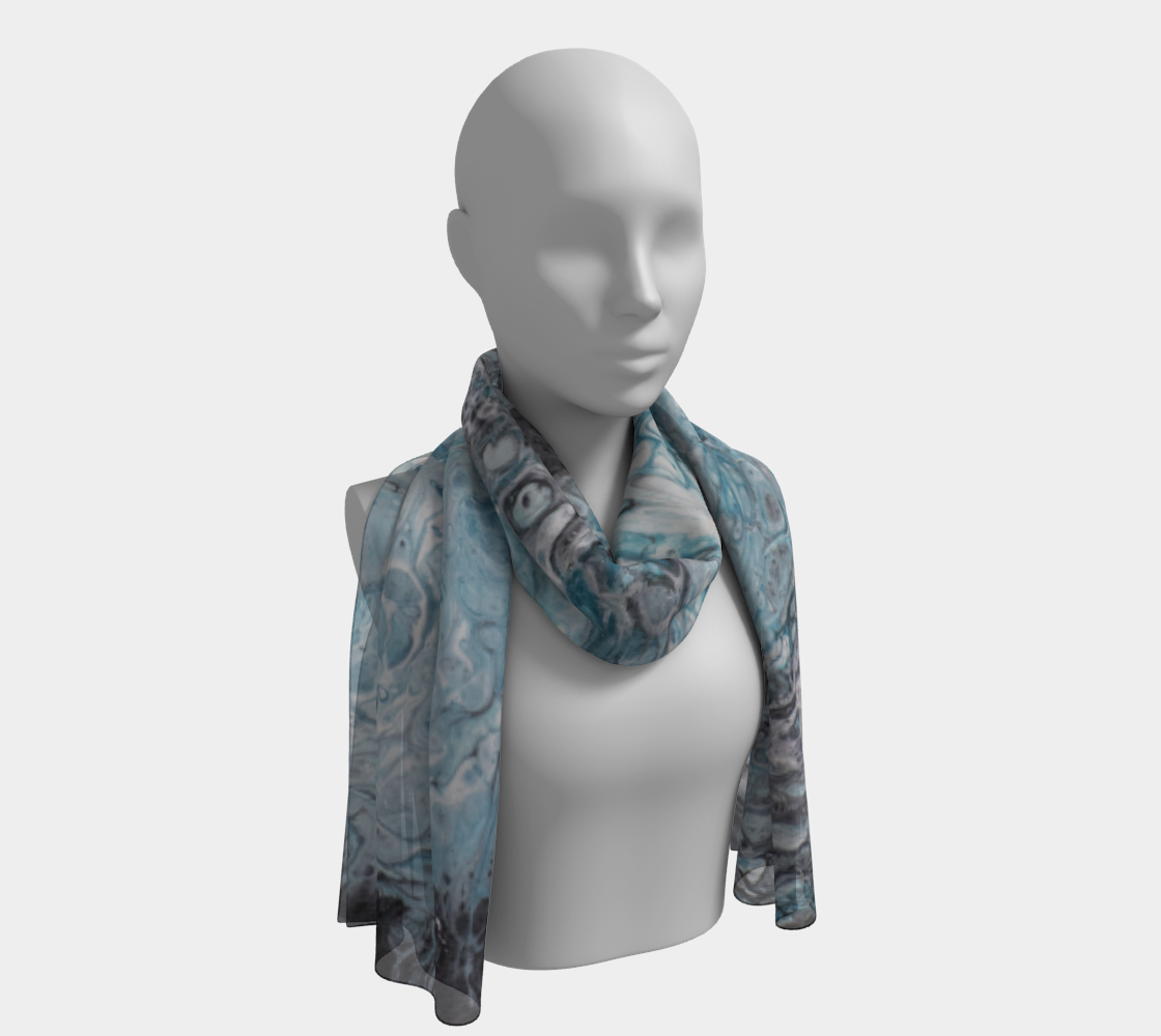 Blueberry Ice Long Scarf