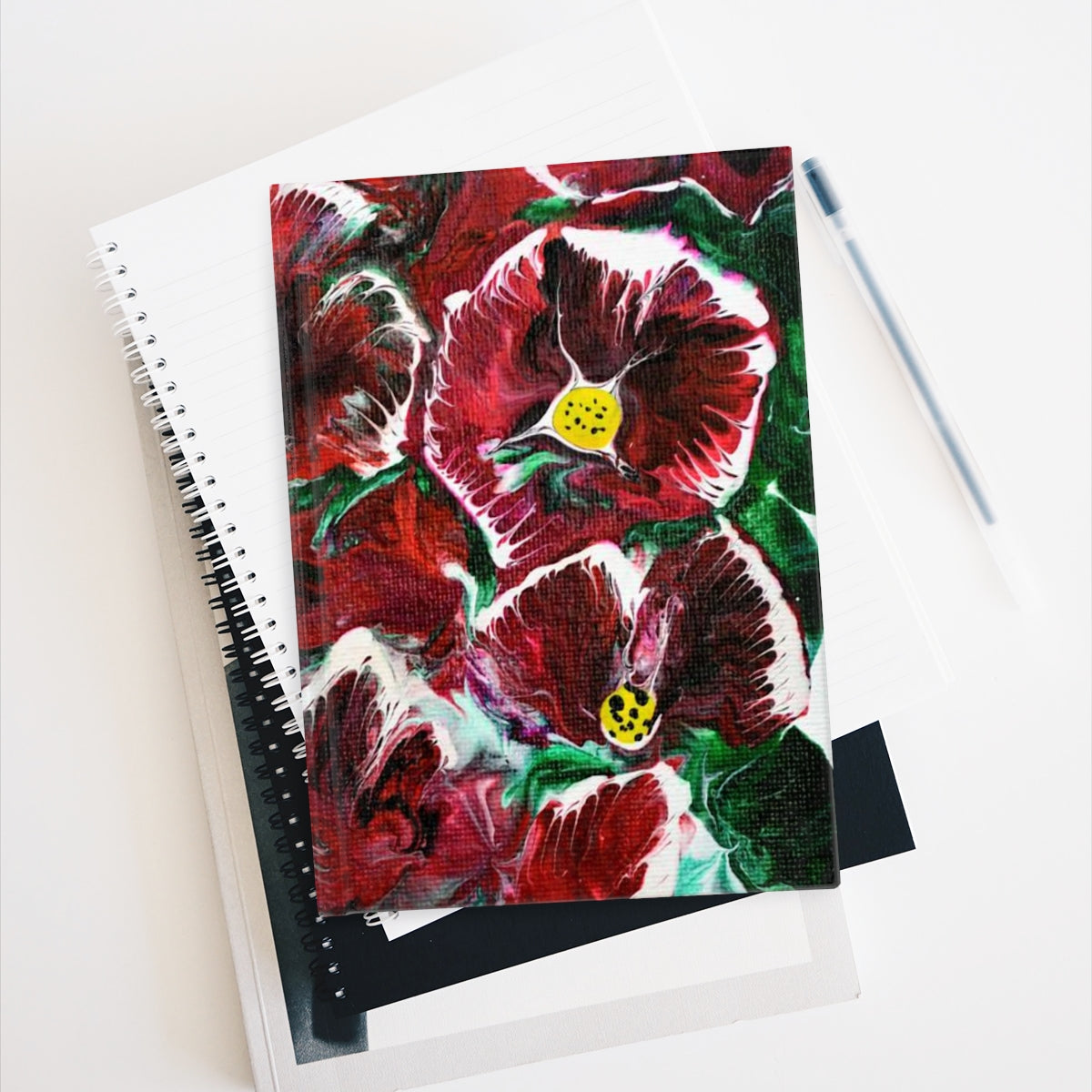 Pansy Passion Journal - Ruled Line