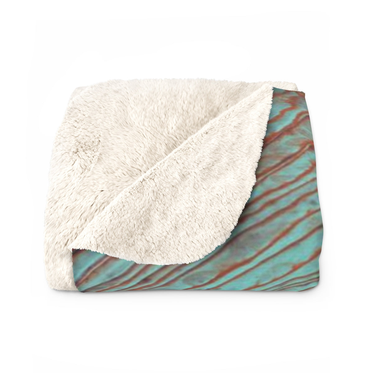 Blue Clouds Sherpa Fleece Blanket