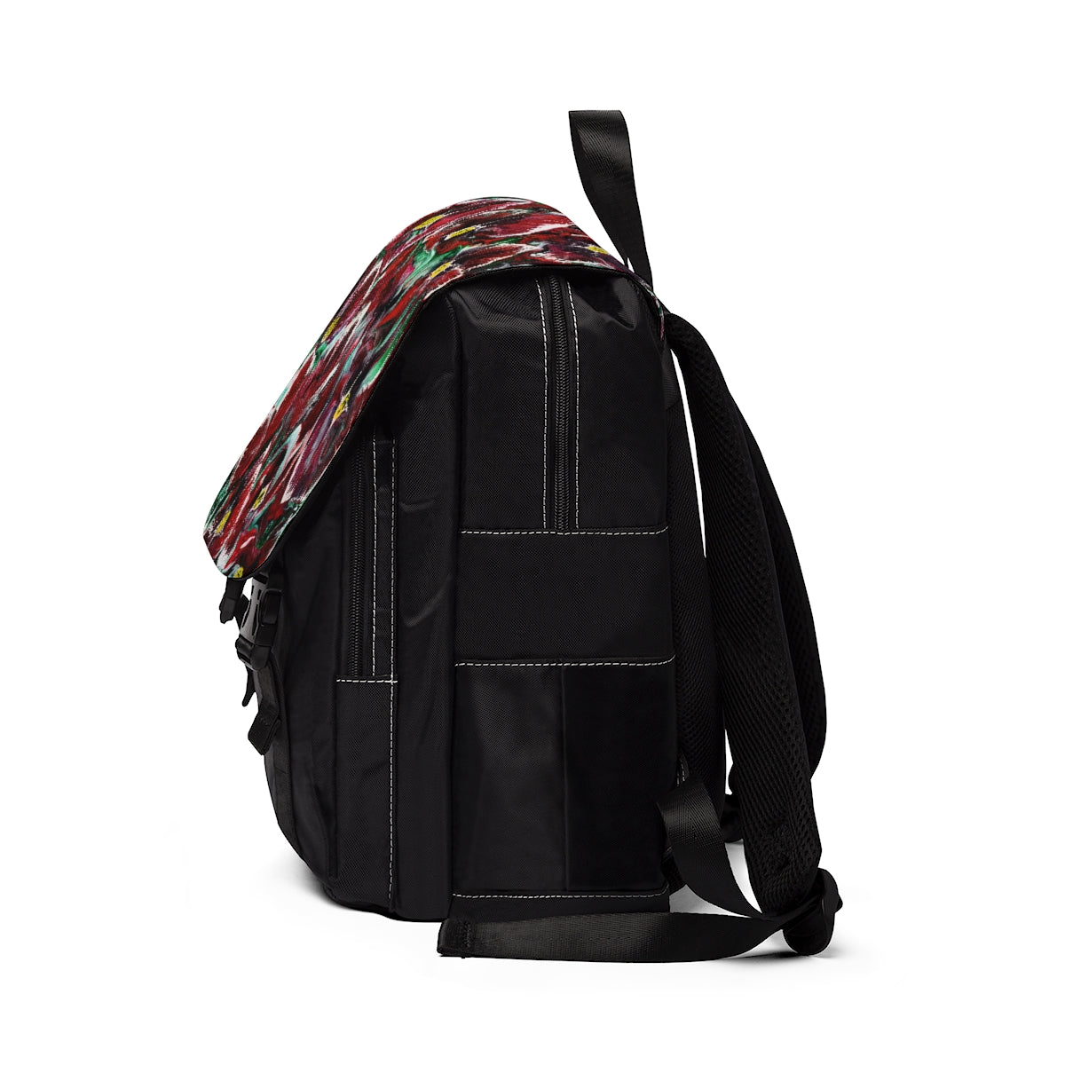 Pansy Passion Casual Shoulder Backpack