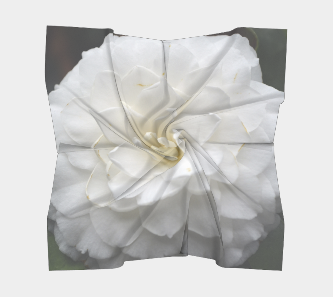 White Reflection Square Scarf
