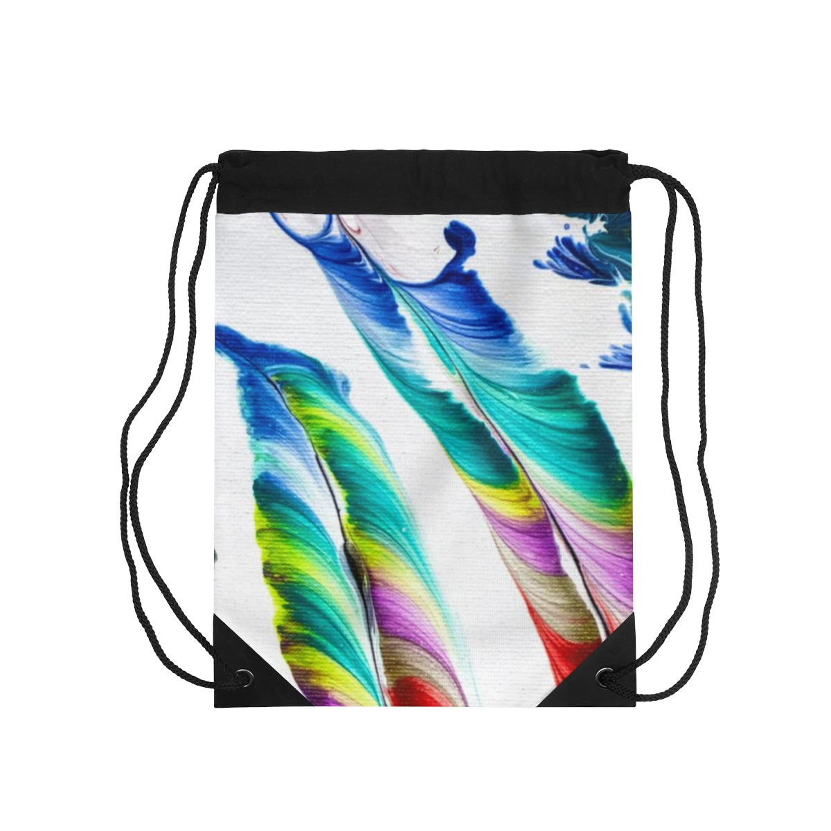 Feathers Drawstring Bag
