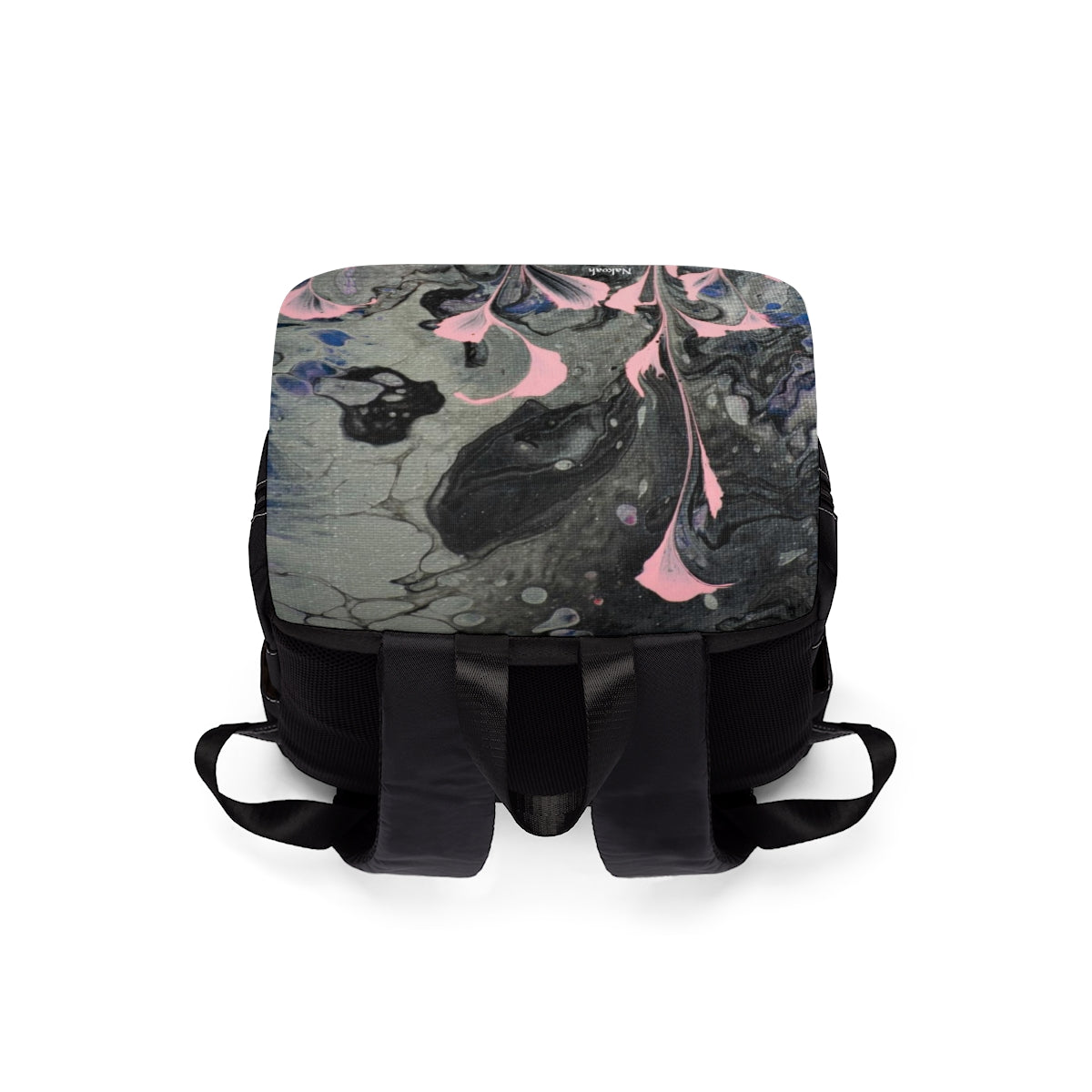 Pink Petals Casual Shoulder Backpack