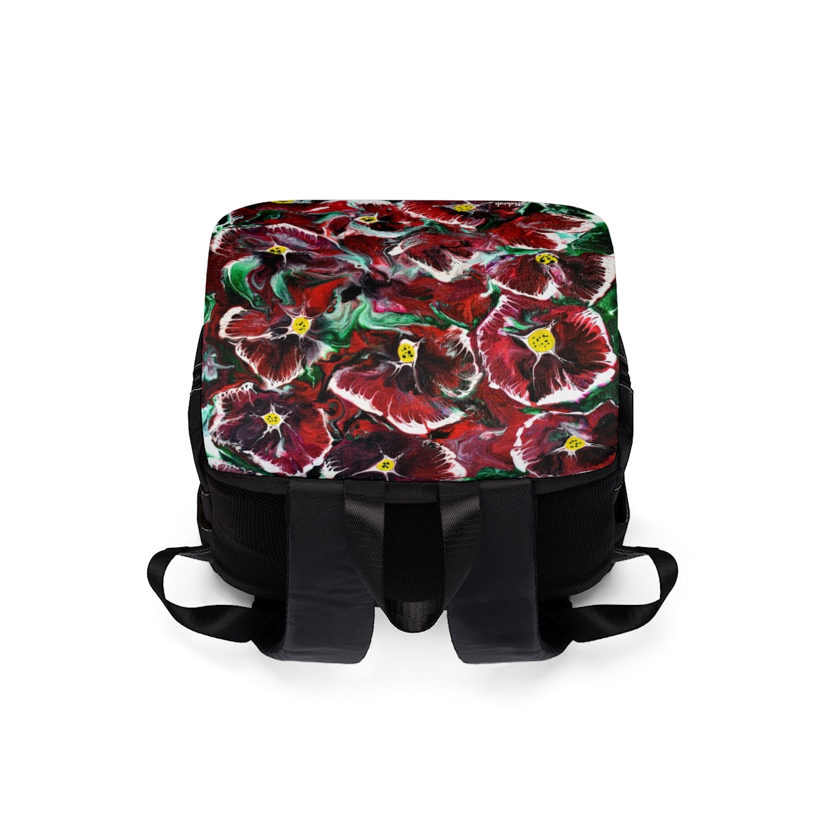 Pansy Passion Casual Shoulder Backpack